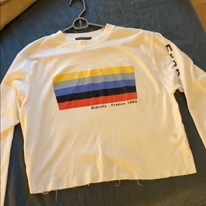 Brandy Melville Cropped Shirt